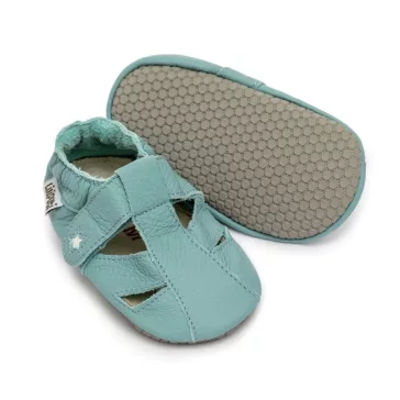 Liliputi puhatalpú szandál Paws - Blue horizon M