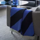 Klippan gyapjú pléd felnőtteknek Angle - Blue-Black