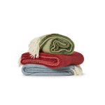 Klippan gyapjú pléd - Herringbone - Aloe vera