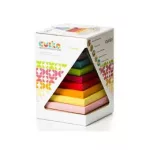 Cubika fa építőjáték, piramis