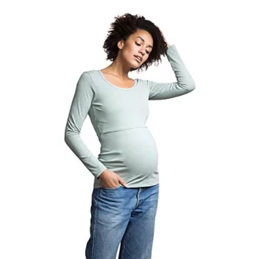 Boob hosszú ujjú szoptatós felső, Soft - Celadon