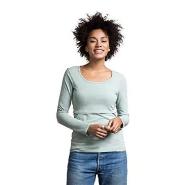 Boob hosszú ujjú szoptatós felső, Soft - Celadon