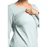 Boob hosszú ujjú szoptatós felső, Soft - Celadon