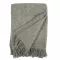 Klippan gyapjú pléd - Gotland - natural grey, 130x200