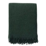 Klippan gyapjú pléd, Gotland - bottle green