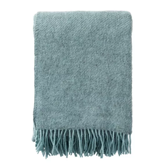 Klippan gyapjú pléd - Gotland - turquoise, 130x200 Klippan gyapjú pléd - Gotland - turquoise, 130x200