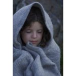 Klippan gyapjú pléd - Gotland - turquoise, 130x200