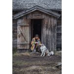 Klippan gyapjú pléd, Gotland - multi yellow