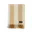 Klippan Gotland Vertical Stripe gyapjútakaró - butter white