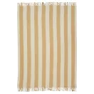 Klippan Gotland Vertical Stripe gyapjútakaró - butter white