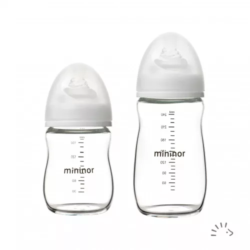 Mininor üvegcumisüveg 160ml