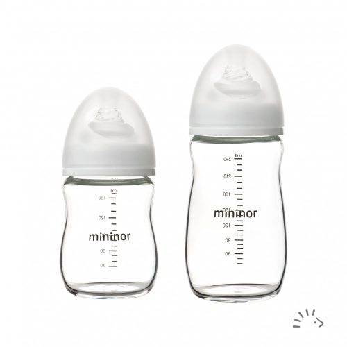 Mininor üvegcumisüveg 240 ml