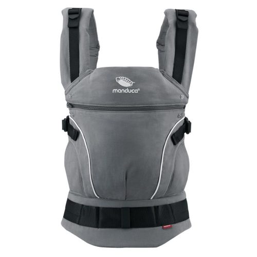 Manduca First csatos babahordozó - PureCotton DarkGrey 
