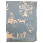 Klippan Woodland biopamut babapléd