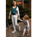 Manduca XT biopamut csatos babahordozó - Denimteal-Toffee