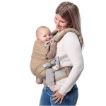 Manduca XT biopamut csatos babahordozó - Monochrome Nougat