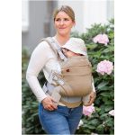 Manduca XT biopamut csatos babahordozó - Monochrome Nougat