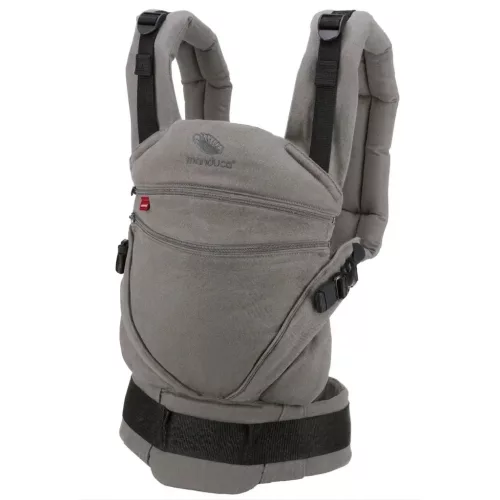 Manduca XT biopamut csatos babahordozó - Melange grey