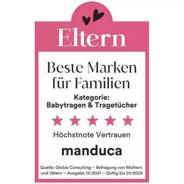Manduca XT biopamut csatos babahordozó - Melange grey