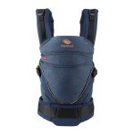 Manduca XT biopamut csatos babahordozó - Denimblue-Toffee