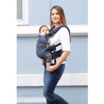 Manduca XT biopamut csatos babahordozó - Denimblue-Toffee