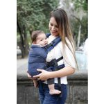 Manduca XT biopamut csatos babahordozó - Denimblue-Toffee