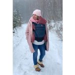 Manduca XT biopamut csatos babahordozó - Denimblue-Toffee