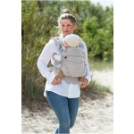 Manduca XT biopamut csatos babahordozó - Monochrome Cloud