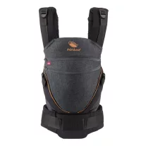 Manduca XT biopamut csatos babahordozó - Denimblack-Toffee