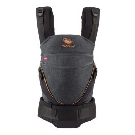 Manduca XT biopamut csatos babahordozó - Denimblack-Toffee