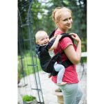 Manduca XT biopamut csatos babahordozó - Denimblack-Toffee