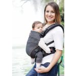 Manduca XT biopamut csatos babahordozó - Denimblack-Toffee