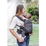 Manduca XT biopamut csatos babahordozó - Denimblack-Toffee