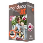 Manduca XT biopamut csatos babahordozó - Denimblack-Toffee