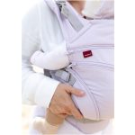 Manduca XT biopamut csatos babahordozó - Monochrome Lavender