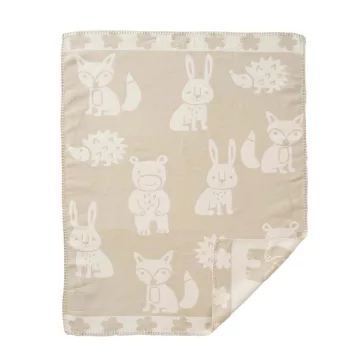 Klippan biopamut babatakaró Smile - beige