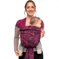 Manduca Twist babahordozó félcsatos - BotanicPink