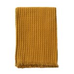 Klippan pamut pléd - Bubbles caramel - 140x200