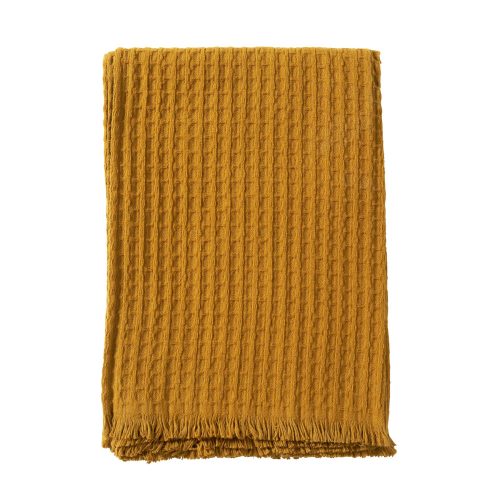 Klippan pamut pléd - Bubbles caramel - 140x200