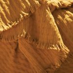 Klippan pamut pléd - Bubbles caramel - 140x200