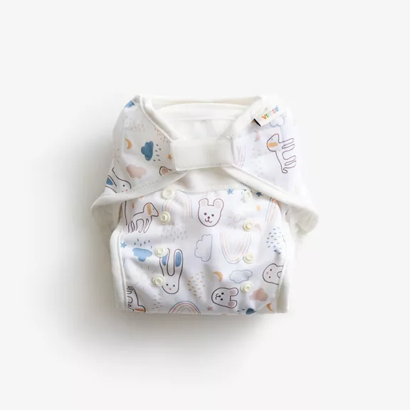 Vimse AI2 pelenkakülső - White Teddy Vimse AI2 pelenkakülső - White Teddy