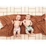 Vimse magas derekú úszópelenka - Green Shapes