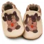 Liliputi puhatalpú cipő - Beige Doggies - Méret XXL