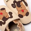 Liliputi puhatalpú cipő - Beige Doggies - Méret XXL