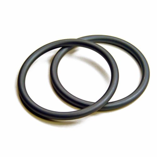 Karikák hordozókendőhöz, 75 mm, 1 pár - fekete