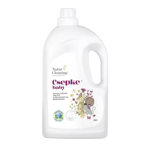 Csepke baby hipoallergén öblítő babapúder 3m+ 4 liter