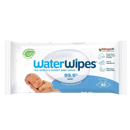 Waterwipes BIO baba nedves törlőkendő, 60 lapos