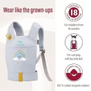 Manduca DollCarrier játék hordozó Rainbow Lila