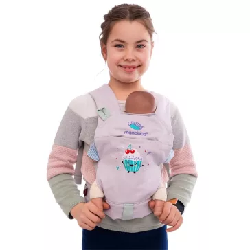 Manduca DollCarrier játék babahordozó Cupcake