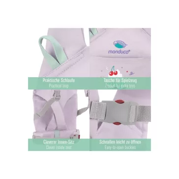 Manduca DollCarrier játék babahordozó Cupcake